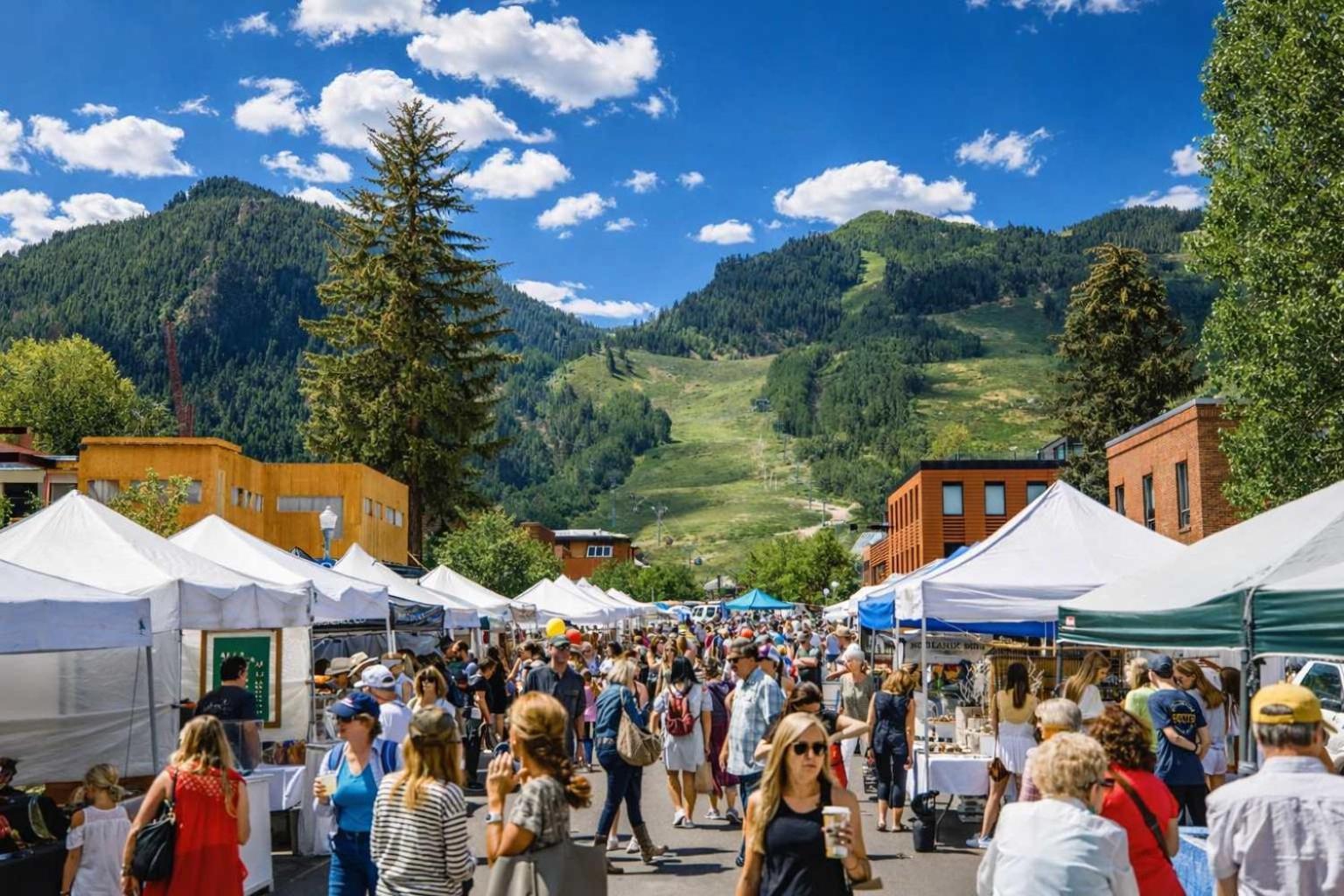 Aspen Saturday Market at Downtown Aspen (Galena & Hopkins)